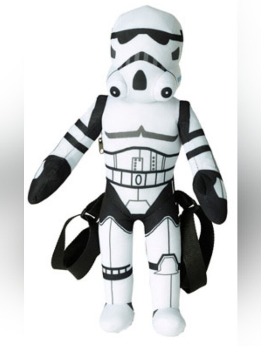 Star Wars Stormtrooper 17” Plush Backpack Purse w/Small Zipper Pouch Adjustable